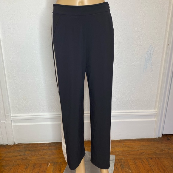 Athleta Luxe Gramercy Track Trouser Women’s Size 4 Black/Opal - Picture 1 of 11